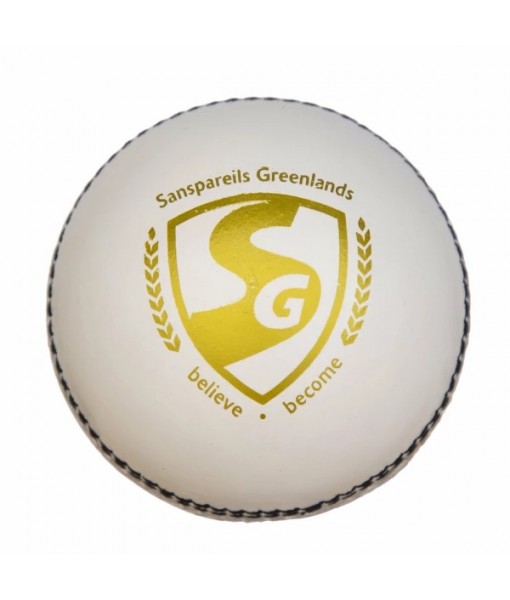 SG SHIELD 20 WHITE LEATHER BALL