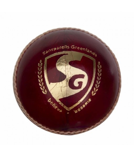 SG TOURNAMENT RED LEATHER BALL